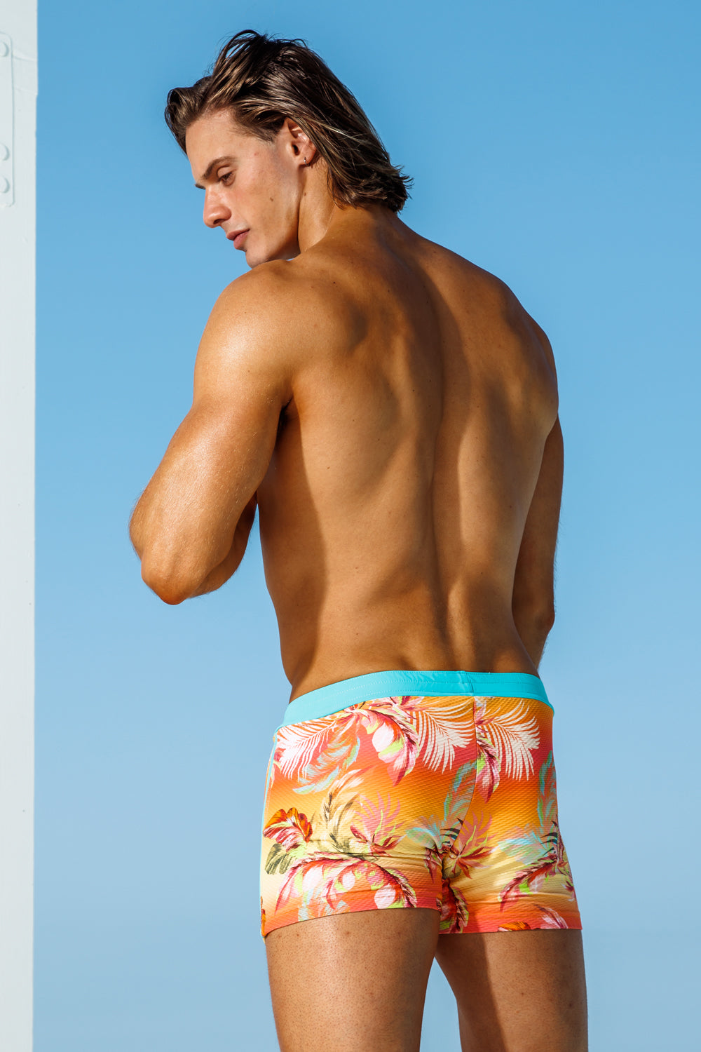 Lycra hot sale swimming trunks